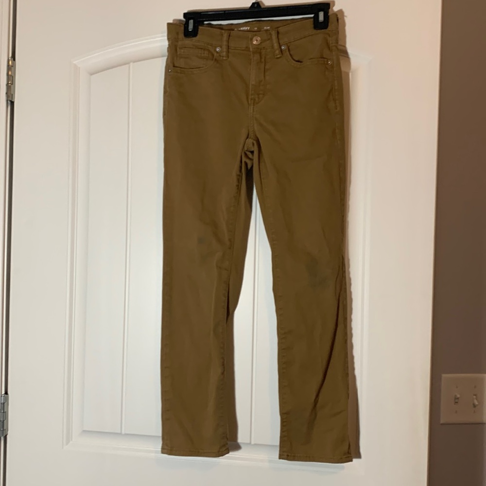 Old Navy Slim 360° Stretch Five-Pocket Pants for Boys. Size 12.
